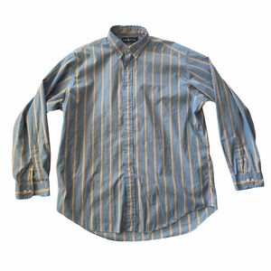 Y2K Ralph Lauren Striped Classic Fit Button Down Shirt